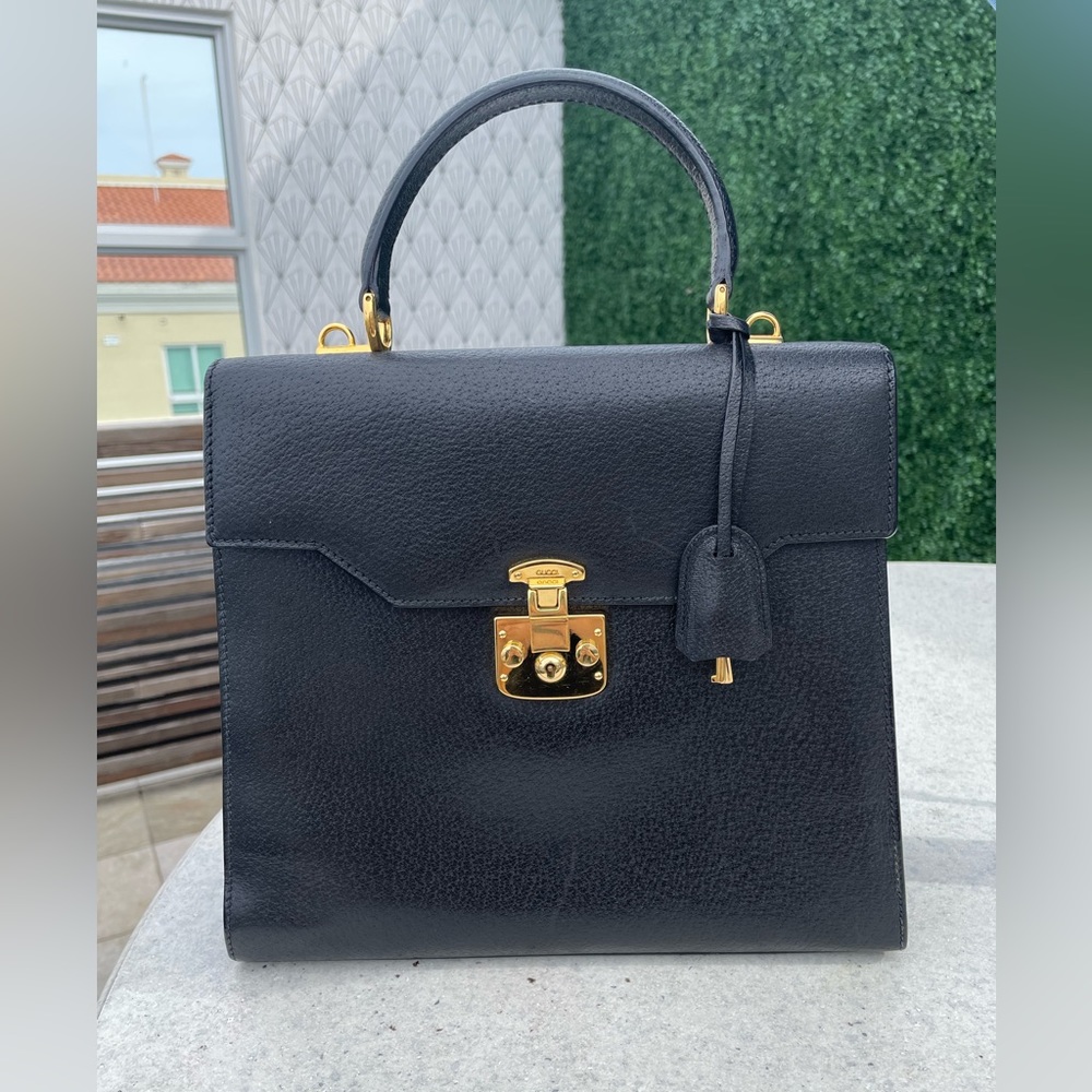 Vintage Gucci Lady Lock Bag With Dustbag